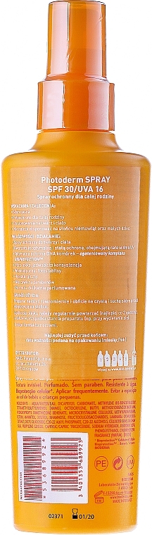 Sensitive Skin Sunscreen Spray - Bioderma Photoderm Spf30 High Protectin Spray — photo N2