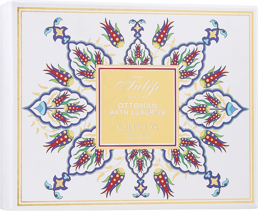 Set - Olivos Ottaman Bath Soap Tulip Gift Set (soap/2x250g + soap/2x100g) — photo N1