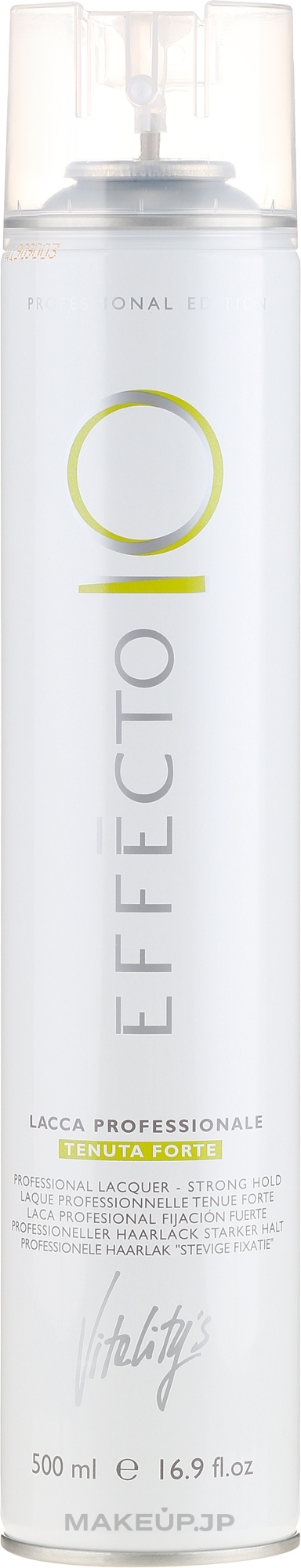 Strong Hold Hair Spray - Vitality's Effecto Lacca Professionale Tenuta Forte — photo 500 ml