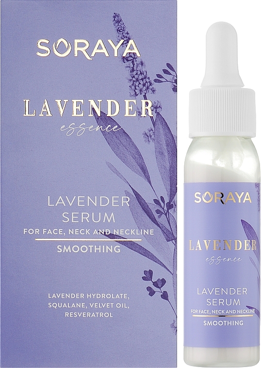 Smoothing Face, Neck & Decollete Serum - Soraya Lavender Essence — photo N11