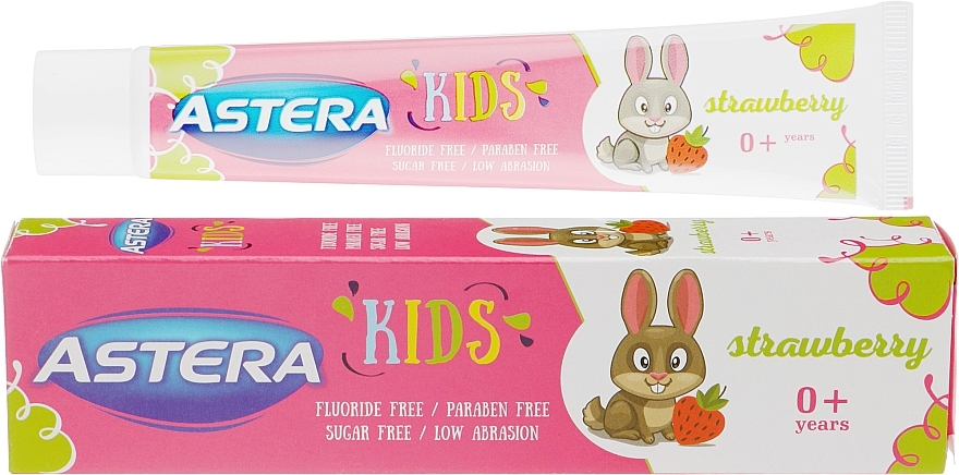 Strawberry Flavoured Toothpaste - Astera Kids With Strawberry — photo N1