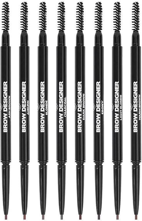 Automatic Eyebrow Pencil with Brush - BH Cosmetics Brow Designer Precision Pencil — photo N2