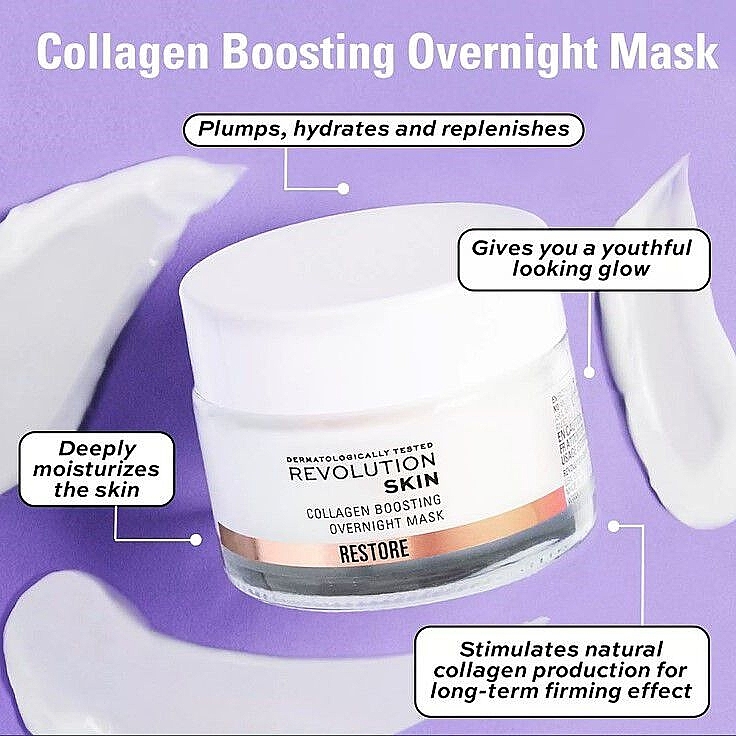 Collagen Night Mask - Revolution Skin Restore Collagen Boosting Overnight Mask — photo N3