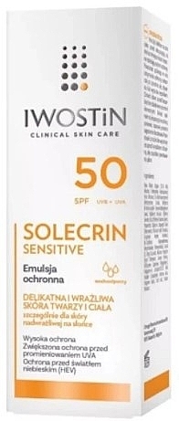 Protective Emulsion SPF 50+ for Sensitive Skin - Iwostin Solecrin Sensitive Protective Emulsion — photo N12