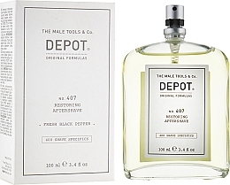 Fragrances, Perfumes, Cosmetics Repairing & Refreshing After Shave Lotion - Depot Shave Specifics 407 Restoring Aftershave