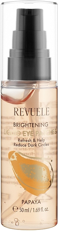 Papaya Eye Patches - Revuele Brightening Liquid Eye Patches Papaya — photo N1