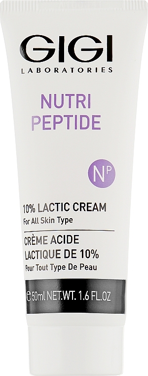 Cooling Cream with 10% Lactic Acid - Gigi Nutri-Peptide 10% Lactic Cream — photo N1