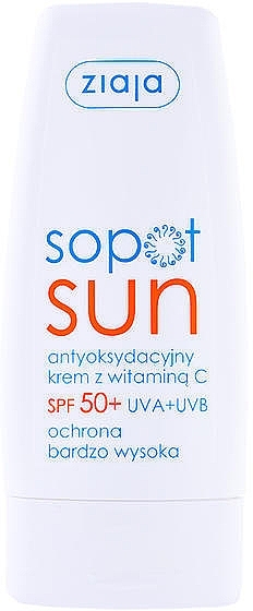 Face Cream - Ziaja Sopot Sun Face Cream SPF 50 — photo N1