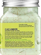 Cucumber Body Scrub - Wokali Sherbet Body Scrub Cucumber — photo N6