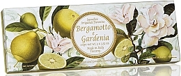 Fragrances, Perfumes, Cosmetics Natural Soap Set "Bergamot and Gardenia" - Saponificio Artigianale Fiorentino Bergamot & Gardenia