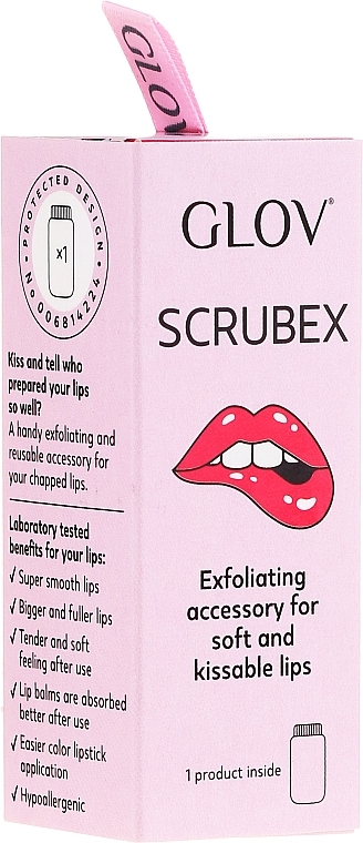 Exfoliating Accessory for lips - Glov Scrubex — photo N1