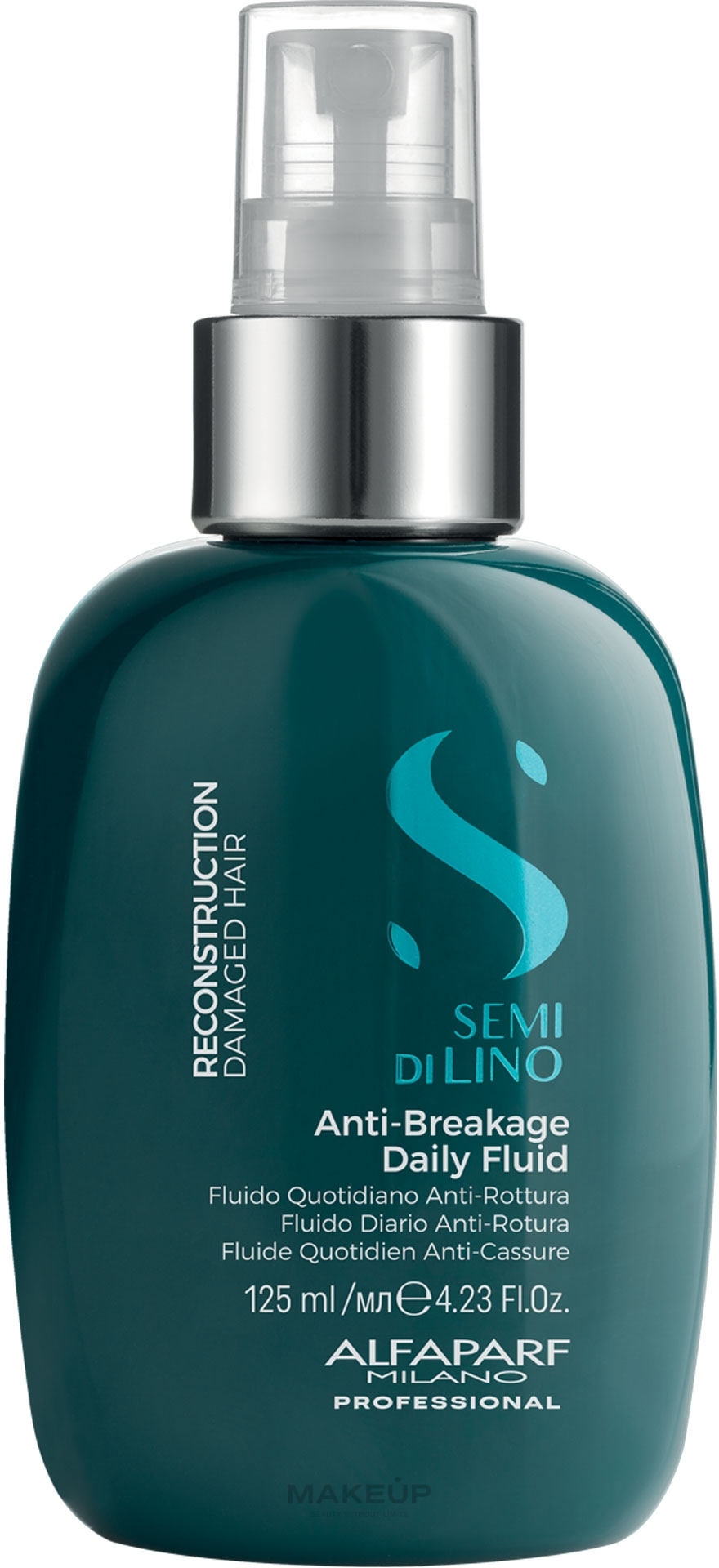 Damaged Hair Fluid - Alfaparf Milano Semi Di Lino Reconstruction Anti-breakage Fluid — photo 125 ml