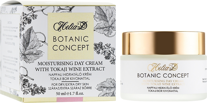 Moisturizing Day Cream for Dry & Extra Dry Skin - Helia-D Botanic Concept Moisturising Cream — photo N1