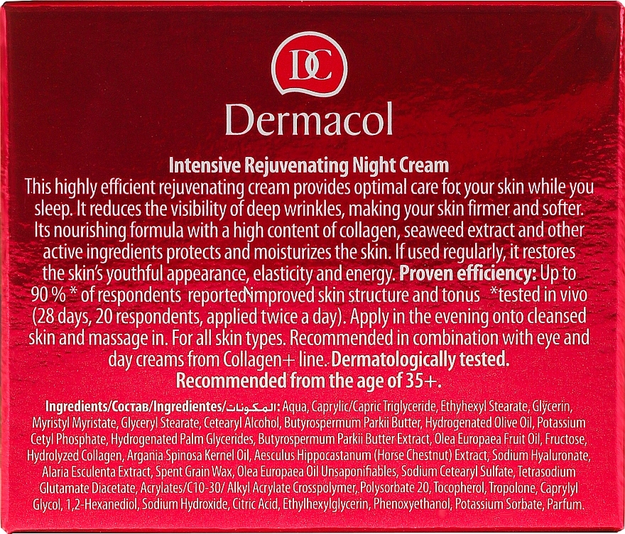 Dermacol - Collagen+ Intensive Rejuvenating Night Cream — photo N3
