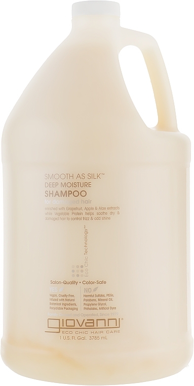 Silk Shampoo - Giovanni Eco Chic Hair Care Smooth As Silk Deep Moisture Shampoo — photo N3