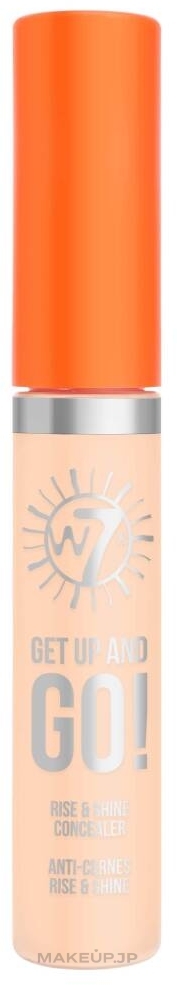 Illuminating Concealer - W7 Get Up & Go! Rise and Shine Concealer — photo Ivory