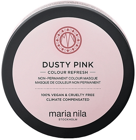 Hair Mask - Maria Nila Colour Refresh Masque Dusty Pink — photo N2