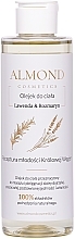 Fragrances, Perfumes, Cosmetics Lavender & Rosemary Massage & Body Oil - Almond Cosmetics