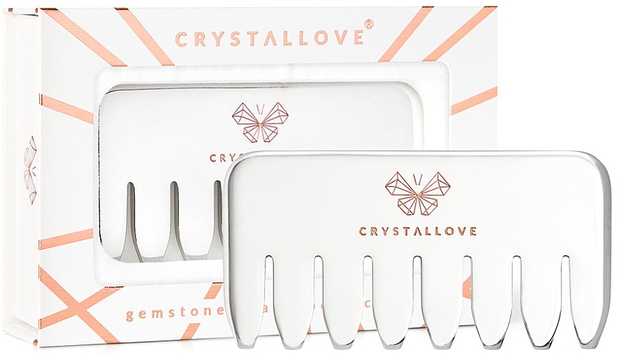 Scalp & Body Comb, stainless steel - Crystallove Cryo Ice Comb — photo N1