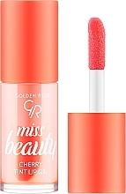Fragrances, Perfumes, Cosmetics Tint Lip Oil - Golden Rose Miss Beauty Tint Lip Oil (Strawberry)