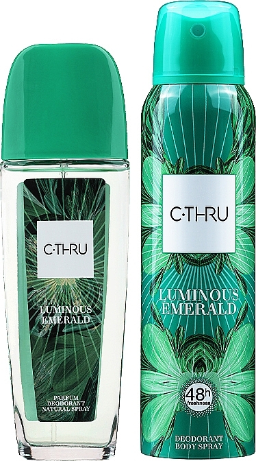 C-Thru Luminous Emerald - Set, variant 1 (edt/75 ml + deo/150ml) — photo N2