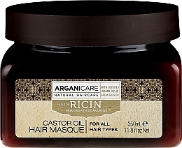 Fragrances, Perfumes, Cosmetics Hair Growth Stimulating Mask - Arganicare Castor Oil Hair Masque