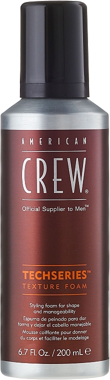 Texturizing Hair Foam - American Crew American Crew Techseries Texture Foam To Men — photo N1