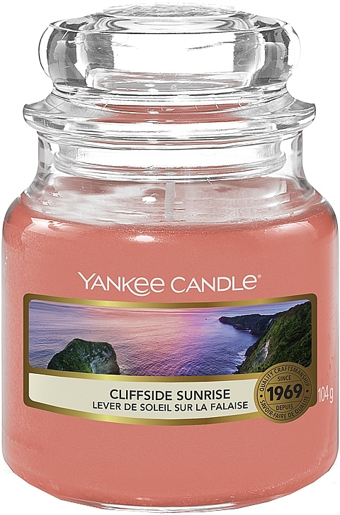 Scented Candle in Jar - Yankee Candle Classic Cliffside Sunrise — photo N1