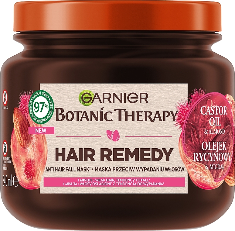 Hair Mask - Garnier Botanic Therapy Castor Oil and Almond — photo N1
