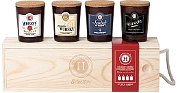 Set - Himalaya dal 1989 Candela Selection Whisky In Box Set (candle/75gx4 + box/1pcs) — photo N1