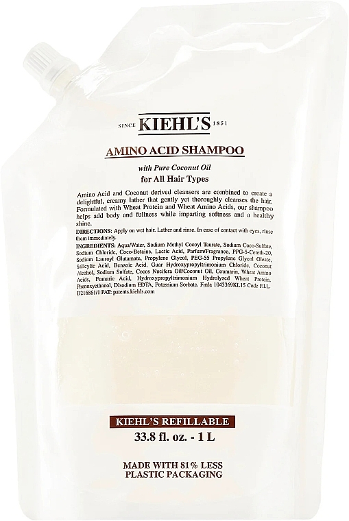 Hair Conditioner - Kiehl's Amino Acid Conditioner (refill) — photo N1