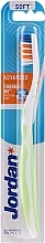 Fragrances, Perfumes, Cosmetics Toothbrush Advanced, soft, white-light green - Jordan Advanced Soft Toothbrush