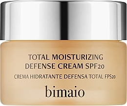 Moisturising & Protective Face Cream SPF20 - Bimaio Total Moisturizing Defense Cream — photo N3