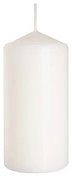 Cylindrical Candle 60x120 mm, white - Bispol — photo N1
