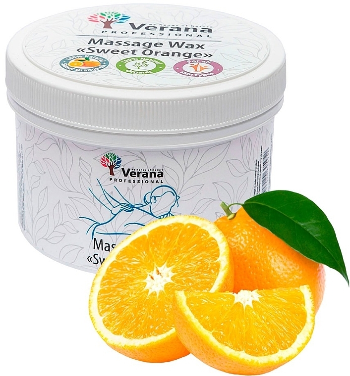 Sweet Orange Massage Wax - Verana Massage Wax Sweet Orange — photo N3