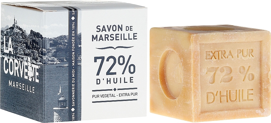 Soap ‘Pure’, in pack - La Corvette Savon de Marseille Extra Pur — photo N6