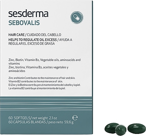 Dietary Supplement - Sesderma Laboratories Sebovalis — photo N1