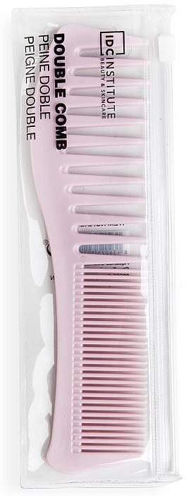 Hair Comb, pink - IDC Institute Double Comb — photo N1