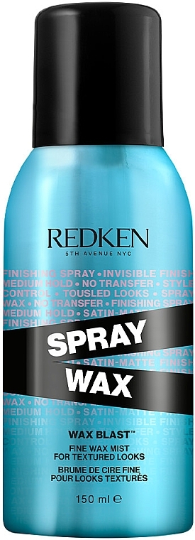 Finish Texturizing Spray Wax - Redken Wax Blast 10 — photo N1