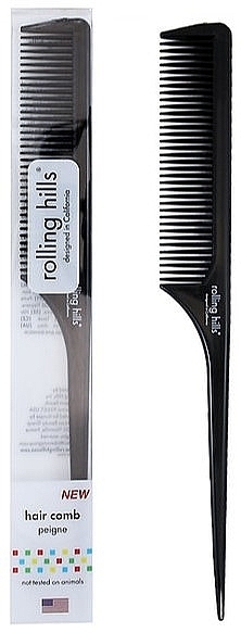 Comb - Rolling Hills Hair Comb Black — photo N1