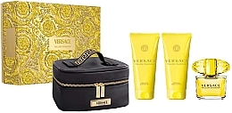 Fragrances, Perfumes, Cosmetics Versace Yellow Diamond - Set (edt/90ml+b/lot/100ml+sh/gel/100ml+bag)