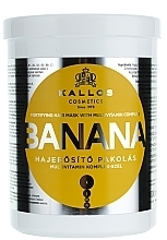 Strengthening Hair Mask with Banana Extract - Kallos Cosmetics Banana Mask — photo N6