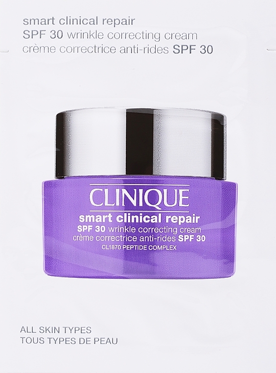 GIFT! Smart Anti-Aging Face Cream - Clinique Smart Clinical Repair Wrinkle Correcting Cream SPF 30 (sample) — photo N1