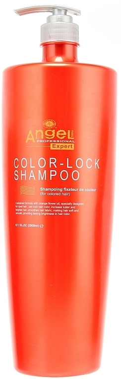 Hair Shampoo "Color Protection" - Angel Professional Paris Expert Hair Color-Lock Shampoo — photo N1