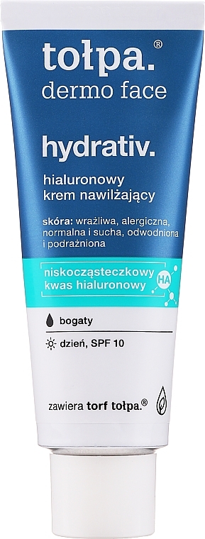 Moisturizing Soothing Cream - Tołpa Dermo Face Hydrativ SPF 10 — photo N1