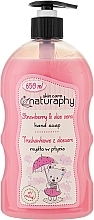 Liquid Hand Soap Strawberries and Aloe Vera - Naturaphy Hand Soap — photo N1
