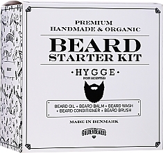 Fragrances, Perfumes, Cosmetics Set - Golden Beards Starter Beard Kit Hygge (balm/60ml + oil/30ml + shm/100ml + cond/100ml + brush)