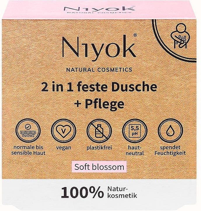 Hand & Body Soap 'Soft Flower' - Niyok 2in1 — photo N1