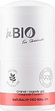 Roll-on Deodorant "Pomegranate and Goji Berries" - BeBio Natural Pomegranate & Goji Berries Deodorant Roll-On — photo N1