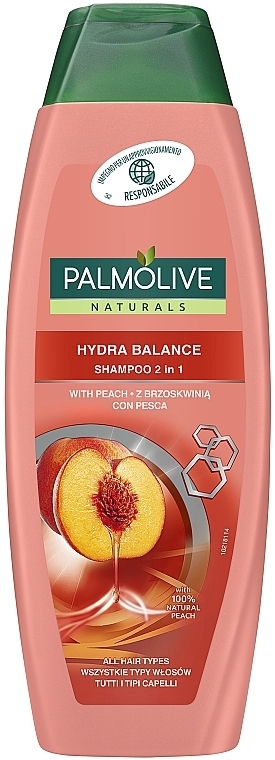 2-in-1 Shampoo & Conditioner - Palmolive Naturals 2 in 1 Hydra Balance Shampoo — photo N3